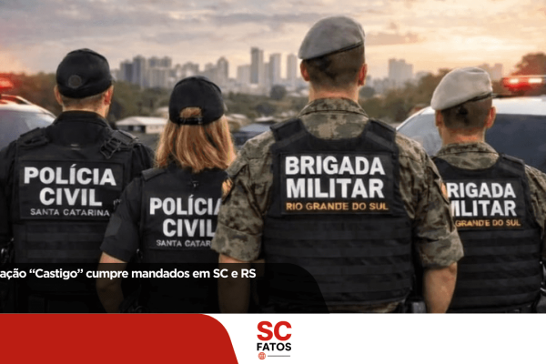 Operação “Castigo” cumpre mandados em SC e RS