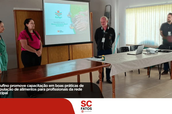 Rio Rufino promove capacitação em boas práticas de manipulação de alimentos para profissionais da rede municipal