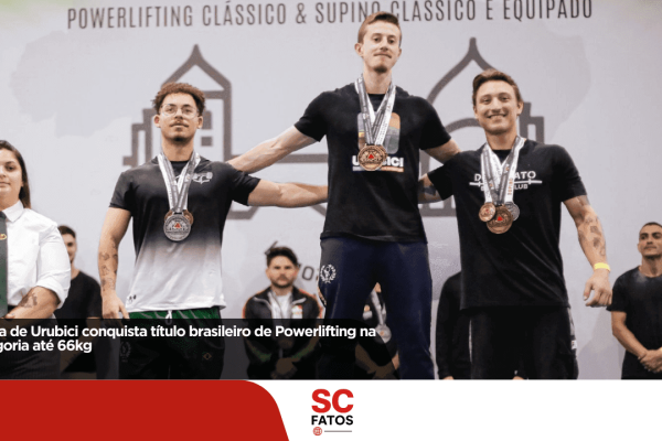 Atleta de Urubici conquista título brasileiro de Powerlifting na categoria até 66kg