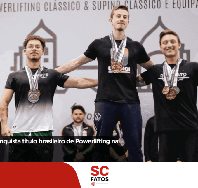 Atleta de Urubici conquista título brasileiro de Powerlifting na categoria até 66kg