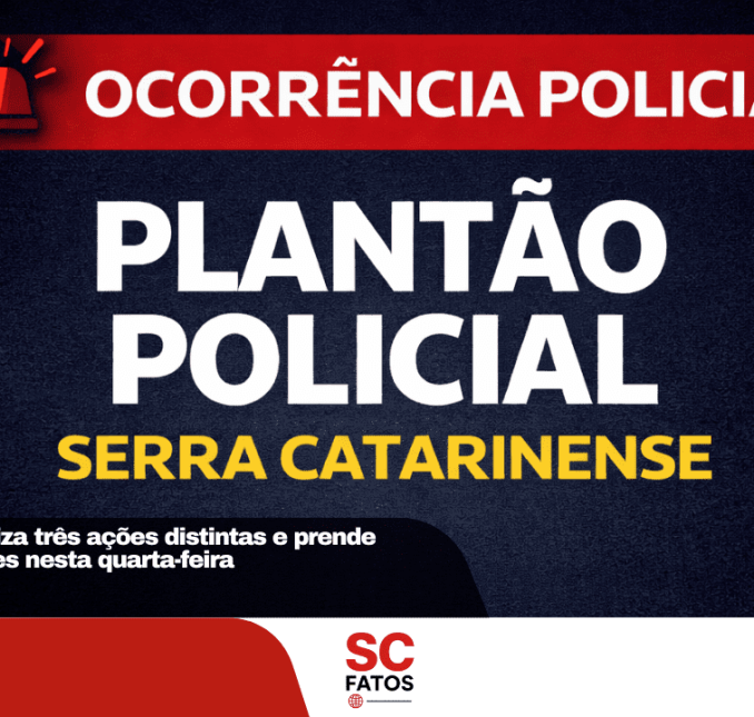 Polícia Militar realiza três ações distintas e prende suspeitos em Lages nesta quarta-feira