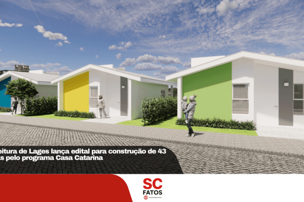 Prefeitura de Lages lança edital para construção de 43 casas pelo programa Casa Catarina
