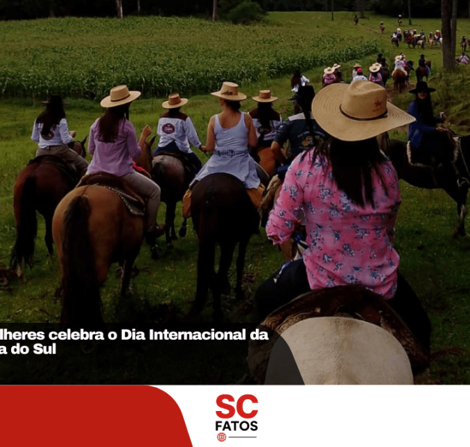 Cavalgada das Mulheres celebra o Dia Internacional da Mulher em Bocaina do Sul