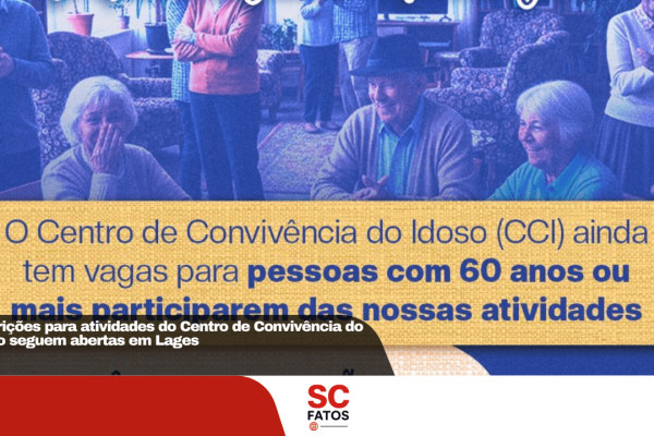 Inscrições para atividades do Centro de Convivência do Idoso seguem abertas em Lages