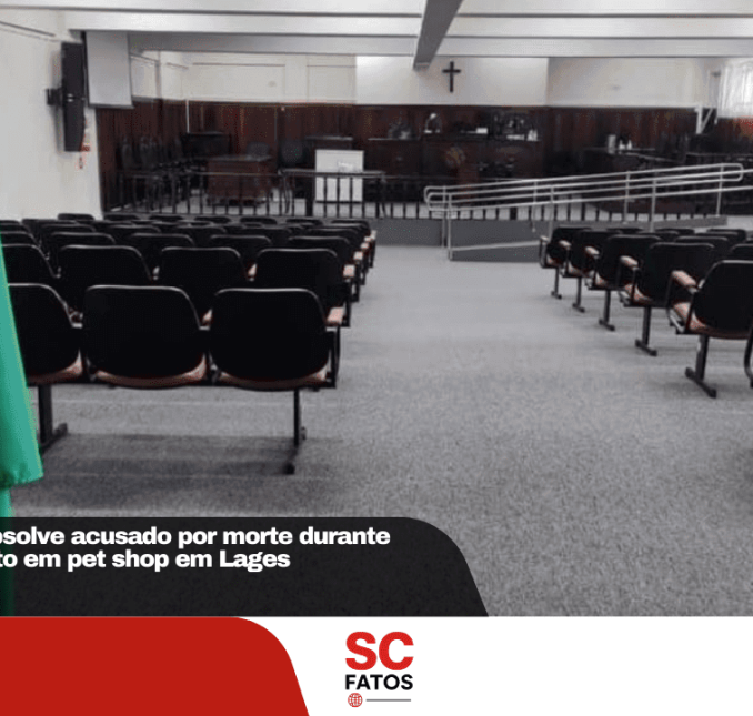 Tribunal do Júri absolve homem acusado de matar suspeito durante tentativa de assalto em pet shop de Lages