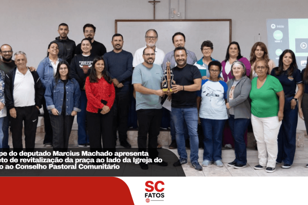 Projeto de revitalização de praça ao lado da Igreja do Navio é apresentado à comunidade em Lages