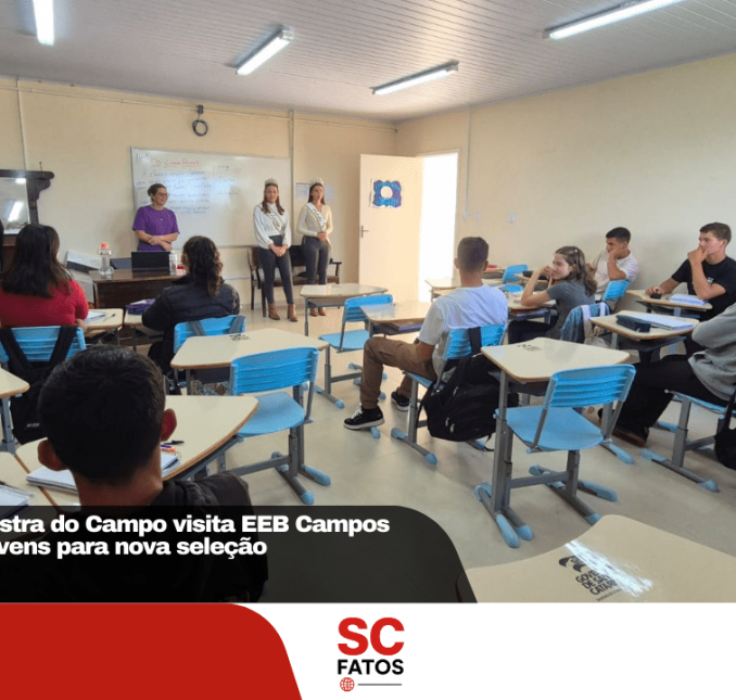 Realeza da 40ª Mostra do Campo visita EEB Campos Sales e convida jovens para nova seleção