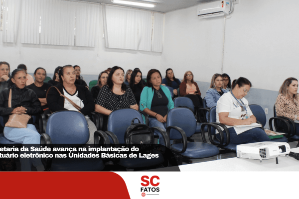 Secretaria da Saúde avança na implantação do prontuário eletrônico nas Unidades Básicas de Lages