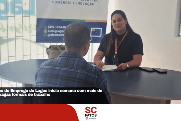 Banco do Emprego de Lages inicia semana com mais de 400 vagas formais de trabalho