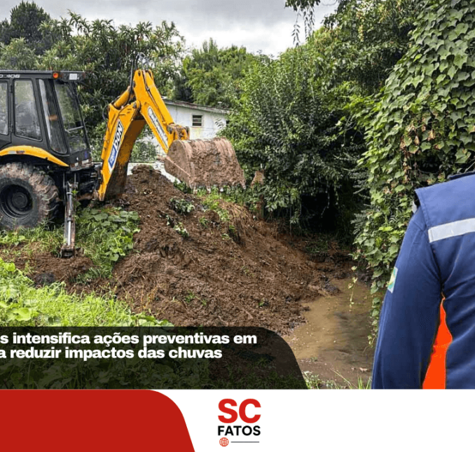 Prefeitura de Lages intensifica ações preventivas em áreas de risco para reduzir impactos das chuvas