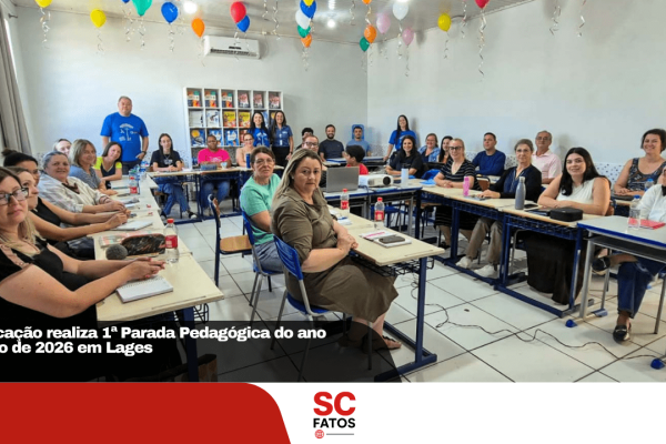 Educação realiza 1ª Parada Pedagógica do ano letivo de 2026 em Lages