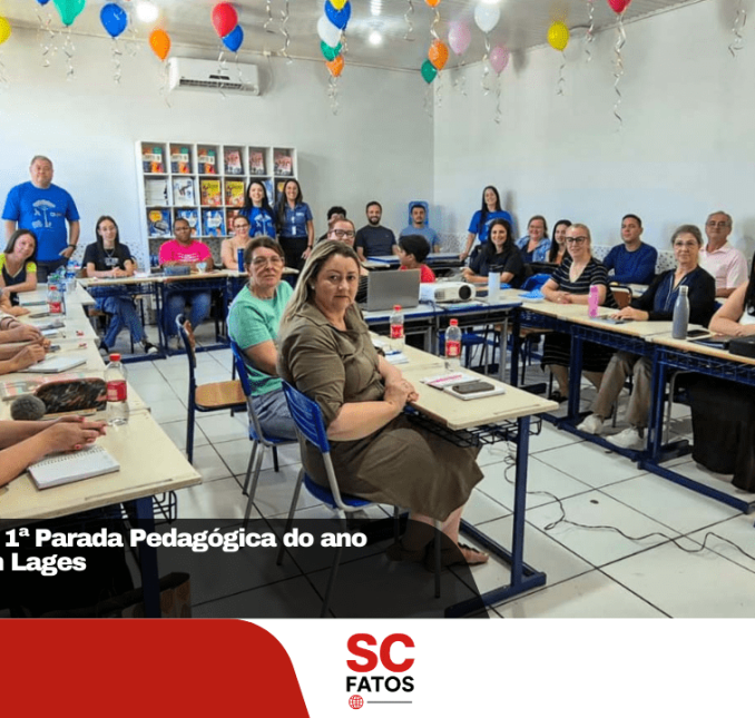 Educação realiza 1ª Parada Pedagógica do ano letivo de 2026 em Lages