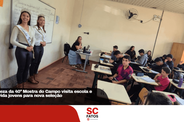 Realeza da 40ª Mostra do Campo visita escola e convida jovens para nova seleção