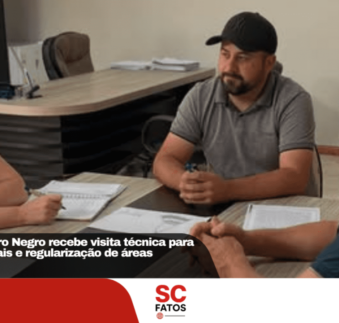 Prefeitura de Cerro Negro recebe visita técnica para estudos ambientais e regularização de áreas
