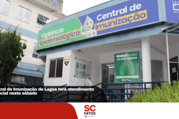 Central de Imunização de Lages terá atendimento especial neste sábado