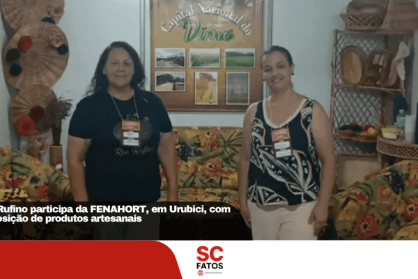 Rio Rufino participa da FENAHORT, em Urubici, com exposição de produtos artesanais