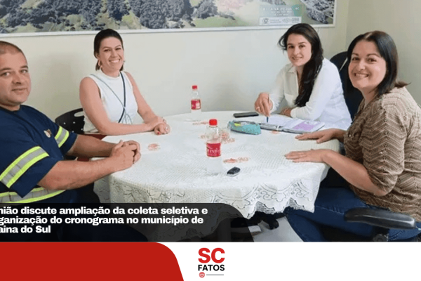 Reunião discute ampliação da coleta seletiva e reorganização do cronograma no município