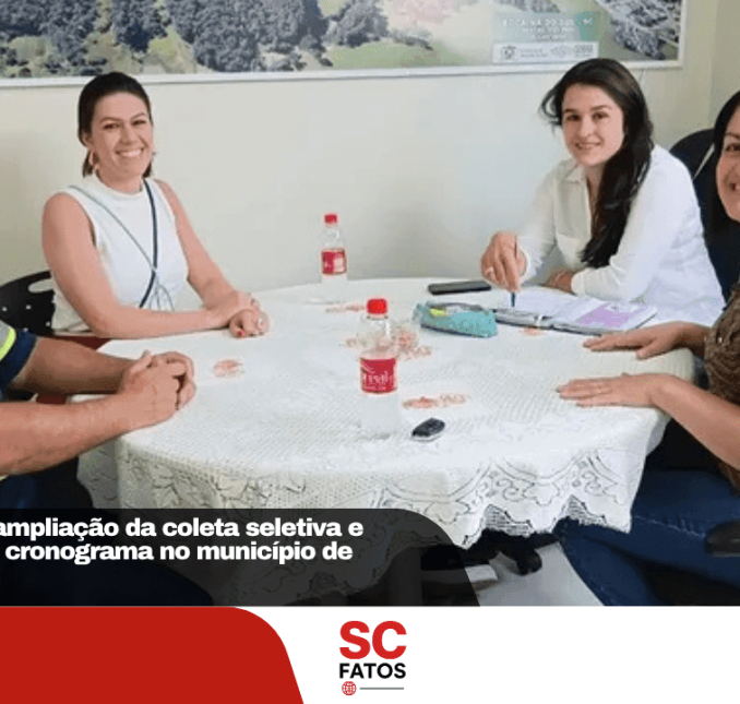 Reunião discute ampliação da coleta seletiva e reorganização do cronograma no município