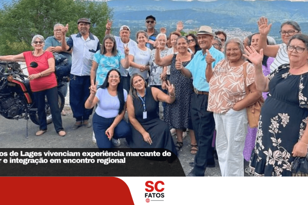 Idosos de Lages vivenciam experiência marcante de lazer e integração em encontro regional