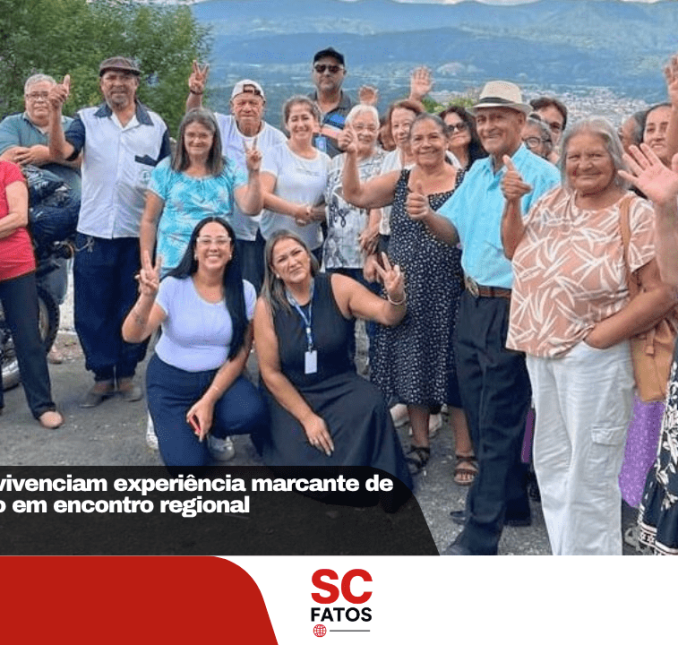 Idosos de Lages vivenciam experiência marcante de lazer e integração em encontro regional
