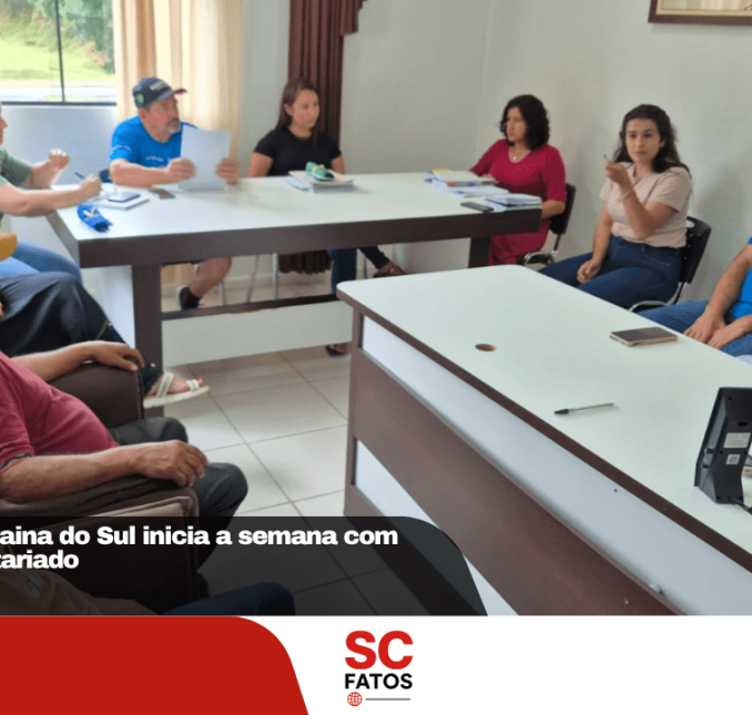 Prefeitura de Bocaina do Sul inicia a semana com reunião de secretariado