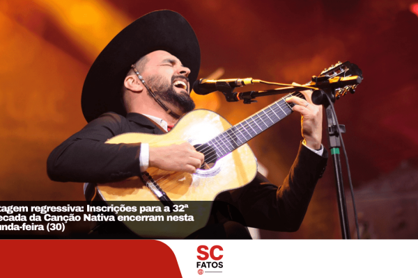 Prazo de inscrição para a 32ª Sapecada da Canção Nativa e 24ª Sapecada da Serra Catarinense termina na segunda-feira (30)