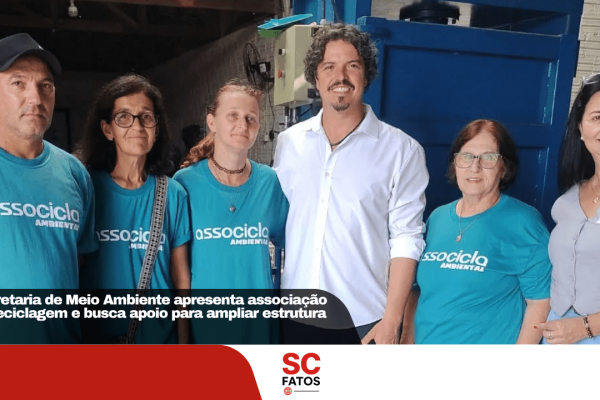 Secretaria de Meio Ambiente apresenta associação de reciclagem e busca apoio para ampliar estrutura