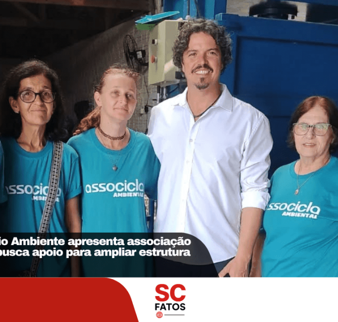 Secretaria de Meio Ambiente apresenta associação de reciclagem e busca apoio para ampliar estrutura