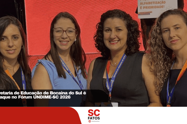 Secretaria de Educação de Bocaina do Sul é destaque no Fórum UNDIME-SC 2026