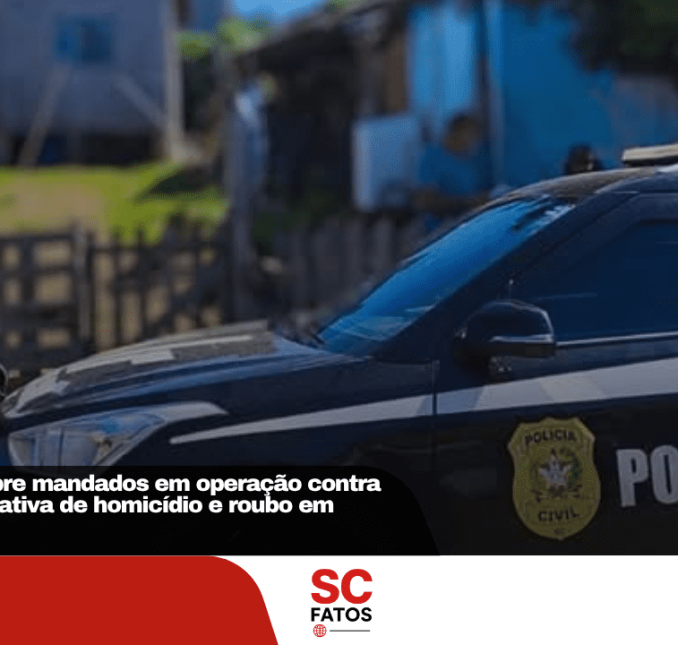 Polícia Civil cumpre mandados em operação contra suspeitos de tentativa de homicídio e roubo em Santa Cecília