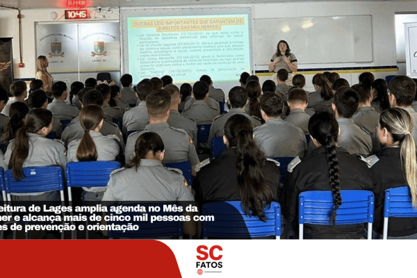 Prefeitura de Lages amplia agenda no Mês da Mulher e alcança mais de cinco mil pessoas com ações de prevenção e orientação