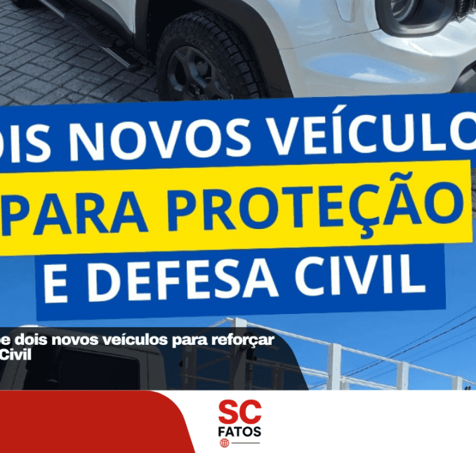 Bom Retiro recebe dois novos veículos para reforçar ações da Defesa Civil