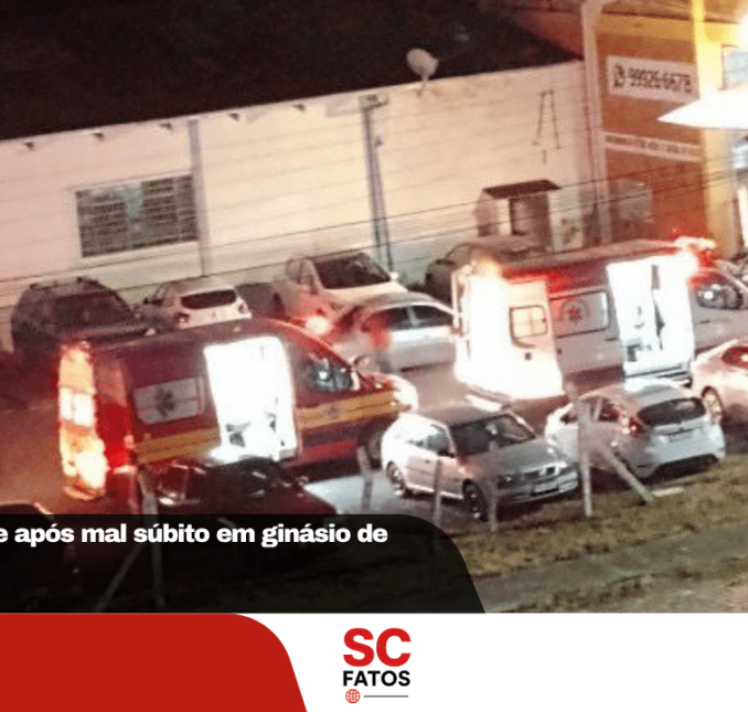 Desportista morre após mal súbito em ginásio de Lages
