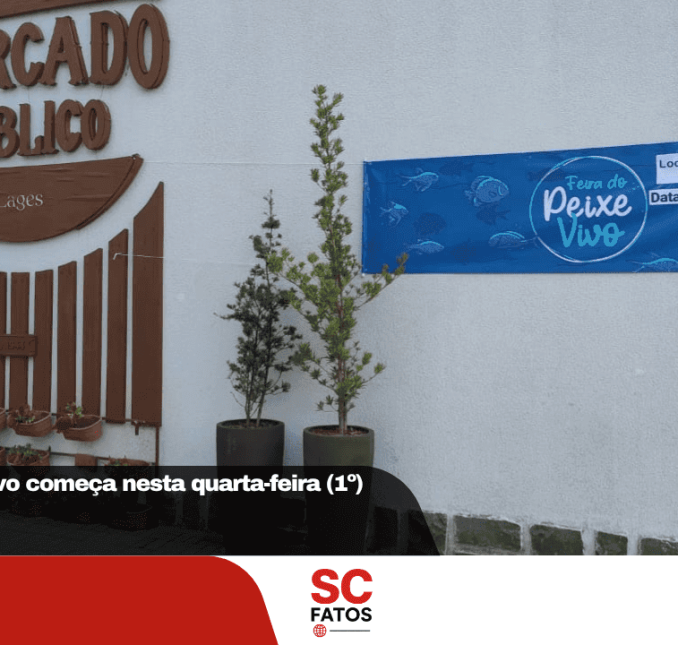 Feira do Peixe Vivo abrirá na Quarta-feira Santa, dia 1º de abril em Lages