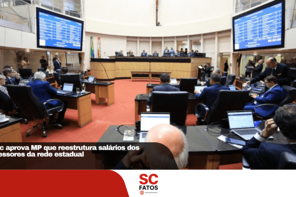 Alesc aprova MP que reestrutura salários dos professores da rede estadual