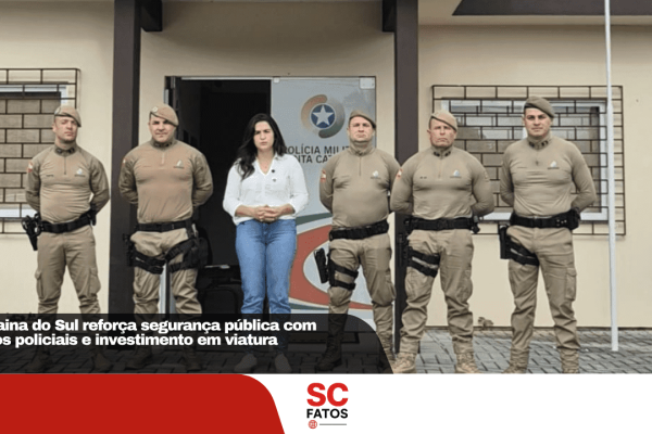 Bocaina do Sul reforça segurança pública com novos policiais e investimento em viatura