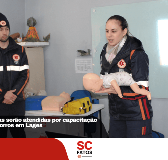 Mais de 20 escolas serão atendidas por capacitação em primeiros socorros em Lages