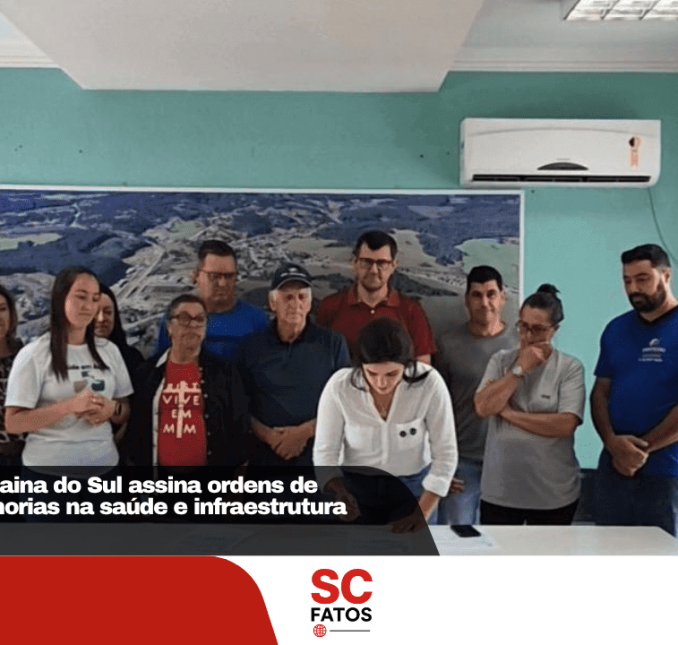 Prefeitura de Bocaina do Sul assina ordens de serviço para melhorias na saúde e infraestrutura