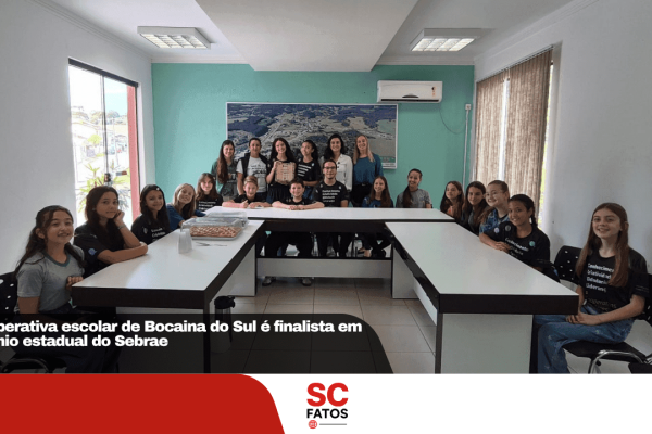 Cooperativa escolar de Bocaina do Sul é finalista em prêmio estadual do Sebrae
