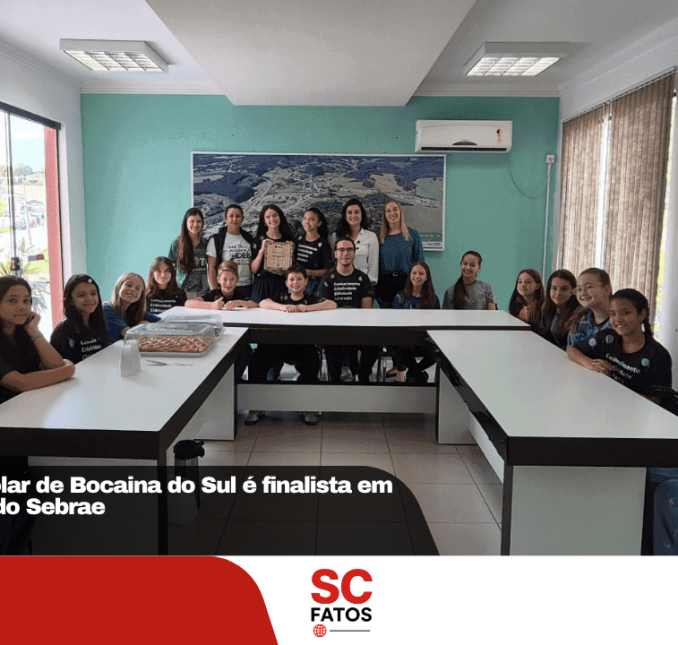 Cooperativa escolar de Bocaina do Sul é finalista em prêmio estadual do Sebrae