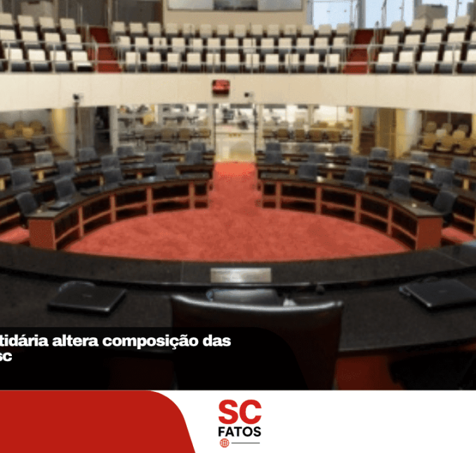 Fim da janela partidária altera composição das bancadas na Alesc