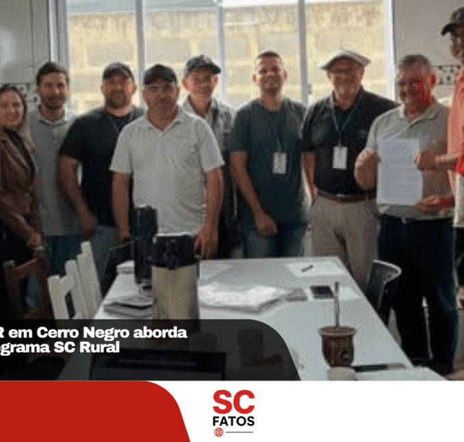 Reunião do CMDR em Cerro Negro aborda assinatura do Programa SC Rural