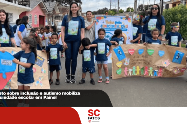 Projeto sobre inclusão e autismo mobiliza comunidade escolar em Painel