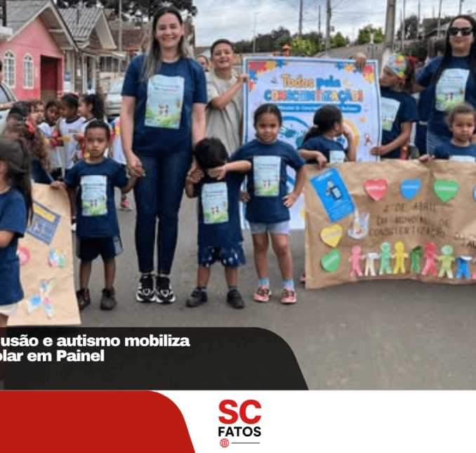 Projeto sobre inclusão e autismo mobiliza comunidade escolar em Painel