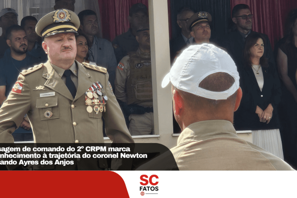Passagem de comando do 2º CRPM marca reconhecimento à trajetória do coronel Newton Fernando Ayres dos Anjos