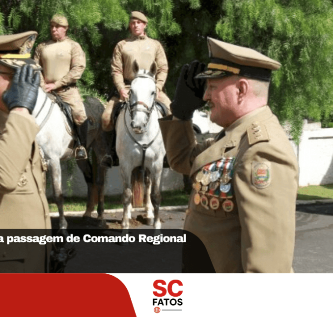 Solenidade marca passagem de Comando Regional em Lages