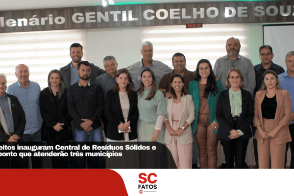 Central de Resíduos Sólidos é inaugurada em Otacílio Costa e reforça gestão regional de reciclagem