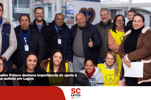 Vereador destaca importância do apoio à causa autista em Lages