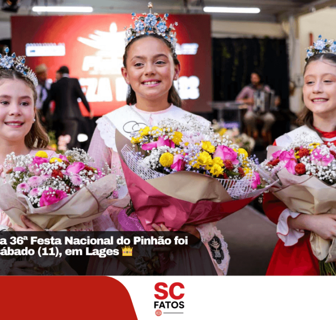 Maria Laura Correa Rodrigues é eleita Rainha Mirim da 36ª Festa Nacional do Pinhão