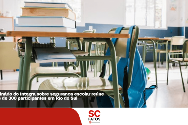 Seminário do Integra sobre segurança escolar reúne mais de 300 participantes em Rio do Sul